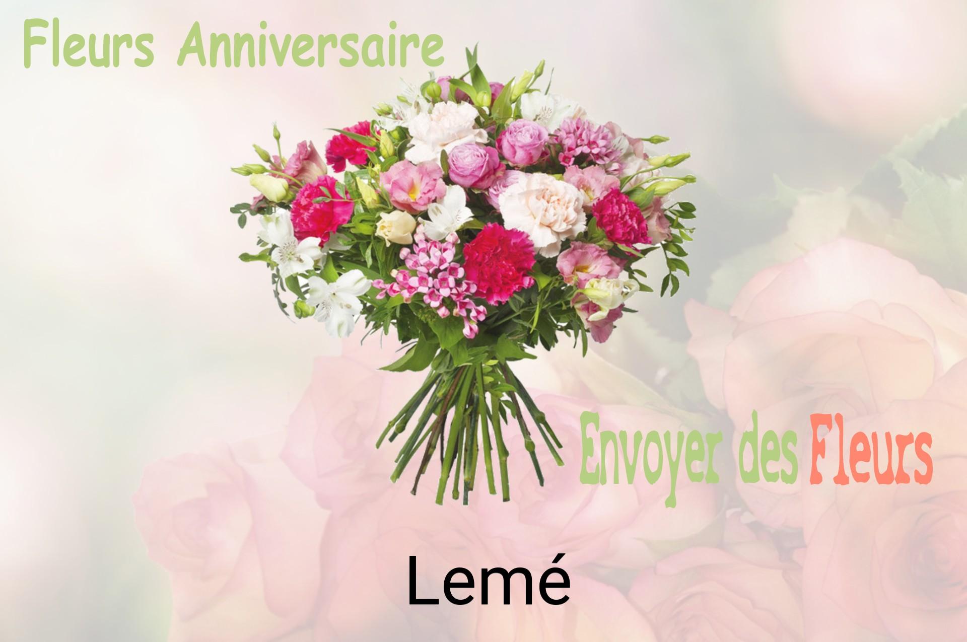 Bouquet de fleurs d’anniversaire livré à Lemé